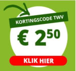 €2,50 korting bij inschrijven nieuwsbrief van Moestuinenbloem