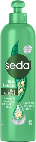 Crema para Peinar Sedal Rizos Definidos 300ml por $28 en Amazon