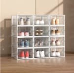 Transparante Schoenopbergdozen 12 stuks voor €19,99 bij Ochama