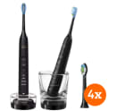 Philips DiamondClean 9000 - Elektrische tandenborstel - Zwart - Duo voor €179 bij Coolblue