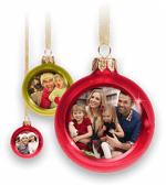 Gratis gepersonaliseerde kerstbal