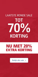 Tot 70% korting + 20% EXTRA kassakorting