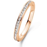 Bague Ischia Basics, diamants sur or rose-91DP12A pour 1.240€ chez Subtil-diamant