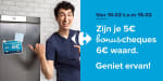 Carrefourbonuscheques zijn €6 waard i.p.v. €5