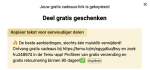 Ontvang gratis cadeaus bij TEMU, vul de code in de TEMU app