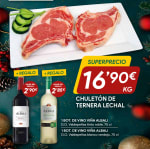 Chuletón de Ternera Lechal + 2 Bot Vino Viña Albali por 16,90€