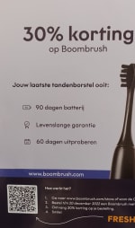 30% korting op Boombrush, Jouw laatste tandenborstel ooit. T/m 20-12-2022