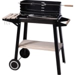 Barbacoa de Carbón Bowl Black con parrilla de acero cromado por 37€