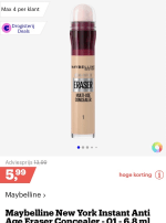 Maybelline Concealer voor €5,99 bij Bol.com