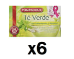 6 Paquetes de Pompadour Té Verde con Lemongrass y Verbena por 9.06€