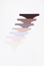 Pack 7 braguitas tanga algodón por 9,99€