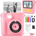 Cámara instantánea infantil con pantalla 2,4" y tarjeta 32GB por 17,99€