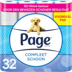 32 rollen Page compleet schoon toiletpapier voor €10,49 via Amazon Prime