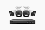 Kit de surveillance PoE 4K à 8 canaux avec 5 caméras, Détection Personne-Véhicule, Microphone intégré, Vision nocturne EXIR 2.0, Champ de vision de 123°, RTSP et ONVIF pris en charge pour 475,99€ chez Annke