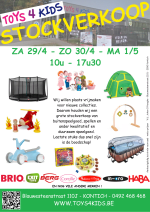 Stockverkoop speelgoedwinkel Toys4Kids