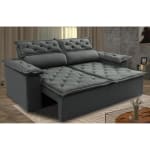 Sofá Retrátil e Reclinável Suede Velusoft - R$ 799,90