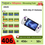 Console 7" Asus ROG Ally - FHD+120Hz IPS à 456,35€