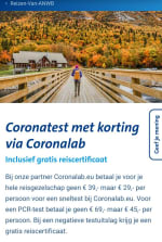 via Anwb korting op pcr reistest