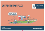 Gratis 1 exemplaar van de energiekalander 2020