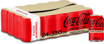Pack 24 latas Coca-Cola Zero Azúcar Zero cafeína por 15,36€
