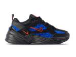 NikeM2k Tekno Premium Black Leopard Habanero Red/Racer Blue voor €39