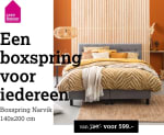 Boxspring Narvik 140 x 200cm voor €599