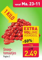 1 kilo snoeptomaatjes voor € 2,49