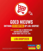 10 euro korting bij webshop Lidl België