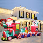 Tren inflable navideño Omdekor 240CM por 76,49€