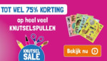 Tot 80% korting op knutselspullen bij Lobbes