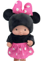 Muñeca Disfracitos Minnie Rosado y Negro por $5.990
