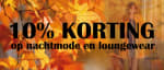 10% korting op alle nachtmode en loungewear bij Twyst