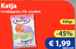 Katja Feest Biggetjes XXL 400 gr voor €1,99 bij Die Grenze