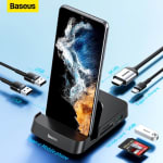 HUB/Carregador da Baseus, com entrada USB tipo C - R$ 157,01