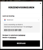 Gratis verzending van je producten