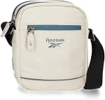 Reebok Cincinati Bandolera Dos Compartimentos Blanco 17x22x7,5 cms Piel sintética