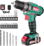 Taladro Atornillador 12V, HYCHIKA 21+1 Ajustes Par, 2 Velocidad ajustable por 31,98€