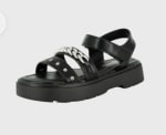 Sandalia Sandy Negro Bamboo por $15.990