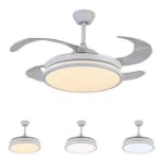 Ventilador techo luz LED 36W 3 temperaturas mando por 34,70€