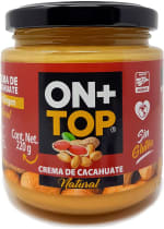 ONTOP CREMA DE CACAHUATE NATURAL 220g por $83.99 en Amazon