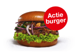 Gratis burger bij €9,95 bestelwaarde