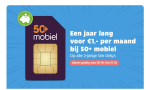 Sim Only van 50+ Mobiel Een jaar lang 1€