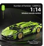 Bloques de construcción Modelo de coche de carreras 1280 Piezas por 12,99€