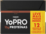 Pack de Yopro - Bebida com 15g de Proteínas de 250ml com 12uni - R$ 86,29