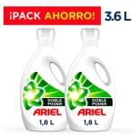 Detergente Líquido Ariel Doble Poder 2x 1.8 L por solo $16.490