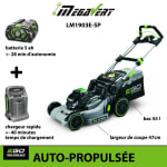 Tondeuse tractée LM1903E-SP Ego Power 47cm avec batterie 56V 5Ah pour 664,05 €