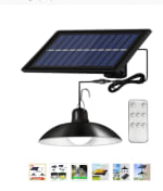 Lámpara colgante Solar de doble cabeza IP65 para exterior por 21,64€