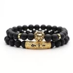 2 Pack Heren Armbanden Set Panthera Leo