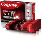 Creme Dental da Colgate Luminous White Carvão - R$ 19,90