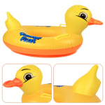 Flotador Pato Amarillo para Bebé Infantil Menor 6 años con Sillón Asas Hueco Piernas Nadar Caminar Anillo Hinchable Diseño Pato Rueda Colchoneta Donut de Agua Natación Verano Piscina Playa